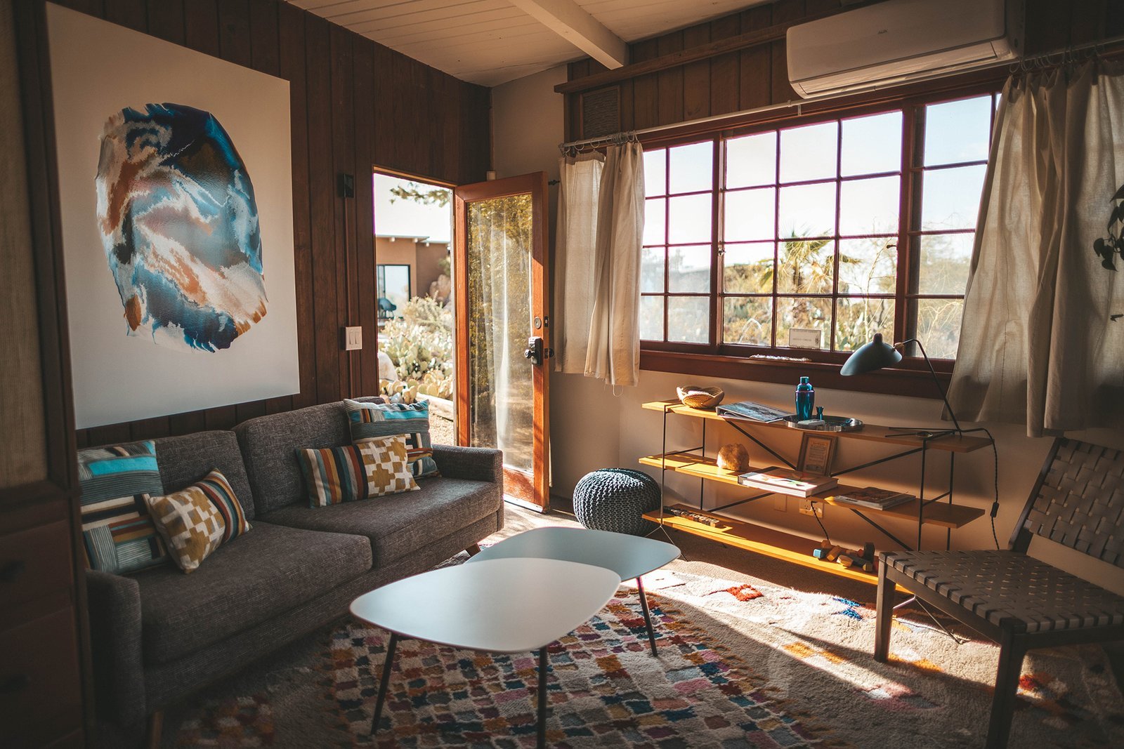 Bright modern living room